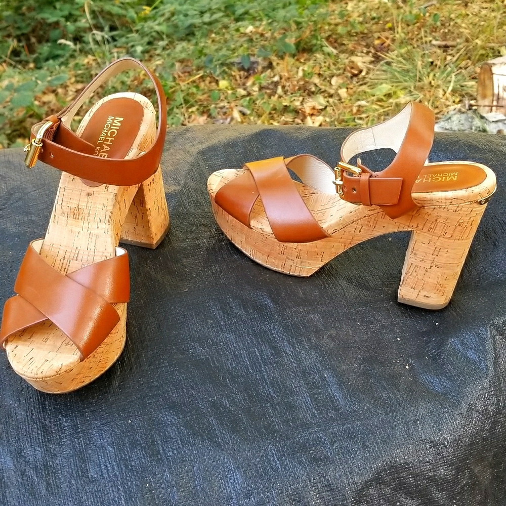 New Michael Kors Highheeled Sandals size 7.5